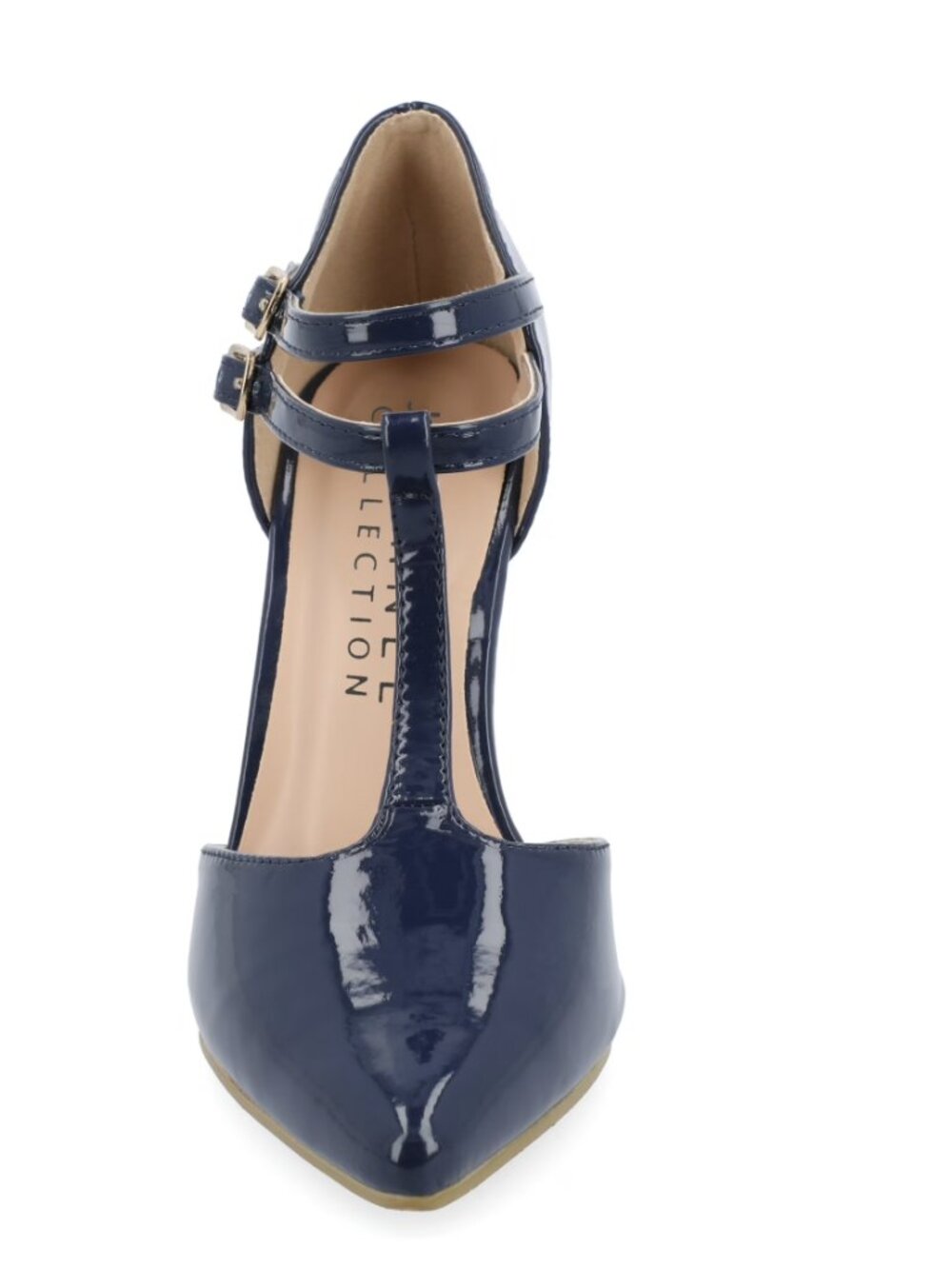 Journee Collection Womens Tru Pointed Toe High Stiletto Pumps Navy US8 NWB - Picture 4 of 9